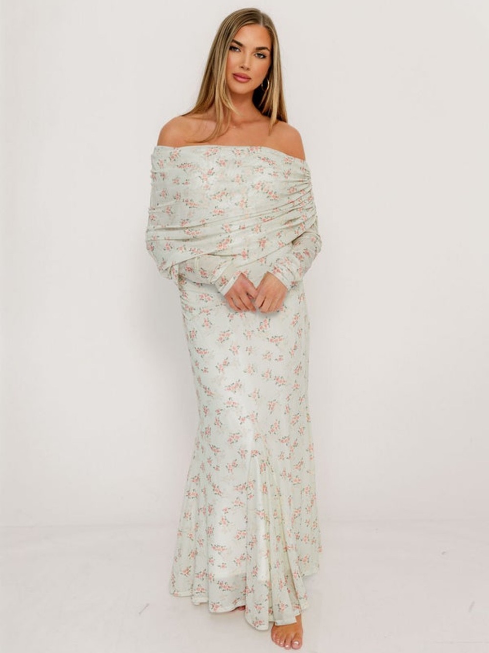 Worth Collective | Azaleia Maxi Dress | Blush Floral | XL | NWT